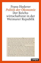 E-Book (pdf) Politik der Ökonomie von Franz Hederer