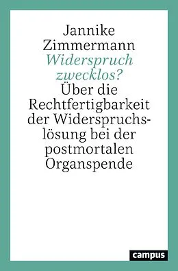 E-Book (pdf) Widerspruch zwecklos? von Jannike Zimmermann
