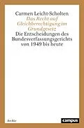 E-Book (pdf) Das Recht auf Gleichberechtigung im Grundgesetz von Carmen Leicht-Scholten
