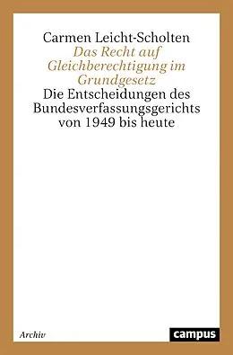 E-Book (pdf) Das Recht auf Gleichberechtigung im Grundgesetz von Carmen Leicht-Scholten