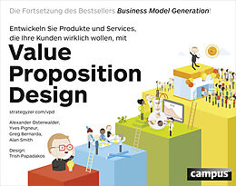 Kartonierter Einband Value Proposition Design von Alexander Osterwalder, Yves Pigneur, Greg Bernarda