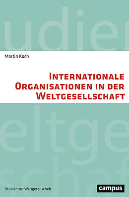 Kartonierter Einband Internationale Organisationen in der Weltgesellschaft von Martin Koch