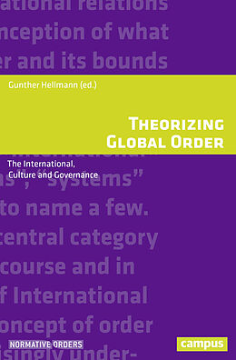 Couverture cartonnée Theorizing Global Order de 