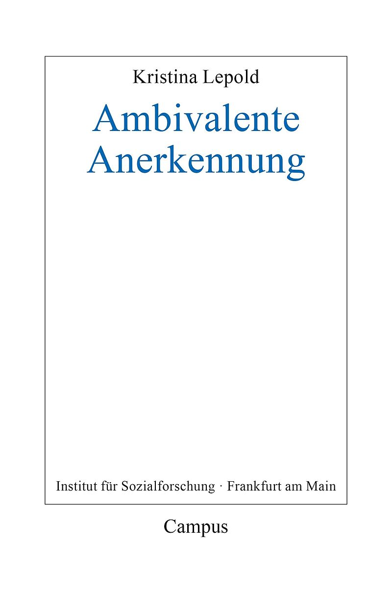 Ambivalente Anerkennung