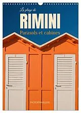 Kalender La plage de Rimini Parasol et cabines (Calendrier mural 2027 DIN A3 horizontal), CALVENDO calendrier mensuel von Photostravellers