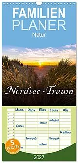 Kalender Familienplaner 2027 - Nordsee - Traum mit 5 Spalten (Wandkalender, 21 x 45 cm) CALVENDO von Andrea Dreegmeyer