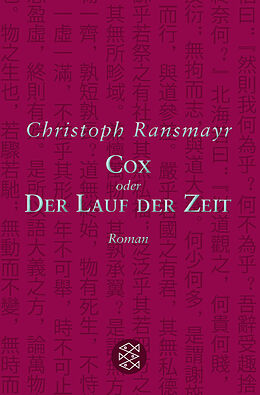 Kartonierter Einband Cox von Christoph Ransmayr
