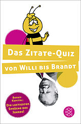 Kartonierter Einband Das Zitate-Quiz von Willi bis Brandt von 