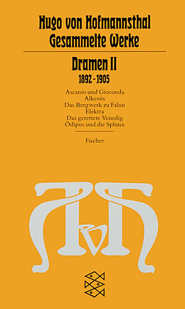 Kartonierter Einband Dramen II von Hugo von Hofmannsthal