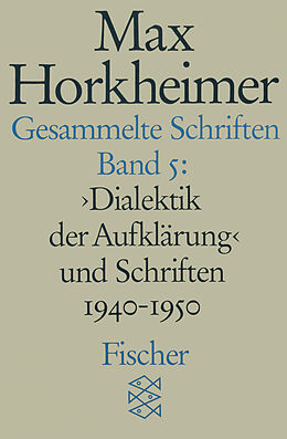 Kartonierter Einband Gesammelte Schriften in 19 Bänden von Max Horkheimer, Theodor W. Adorno