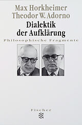 Kartonierter Einband Dialektik der Aufklärung von Max Horkheimer, Theodor W. Adorno