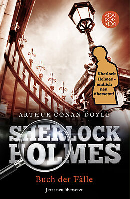Kartonierter Einband Sherlock Holmes' Buch der Fälle von Arthur Conan Doyle