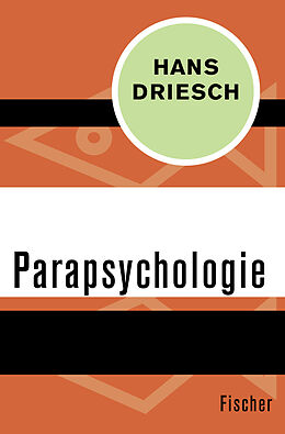 Kartonierter Einband Parapsychologie von Hans Driesch
