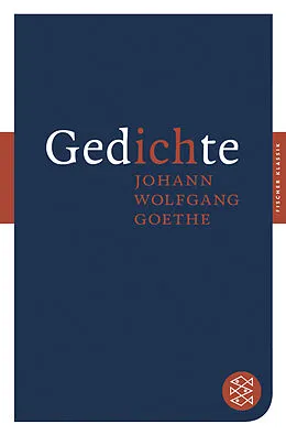 Kartonierter Einband Gedichte von Johann Wolfgang von Goethe