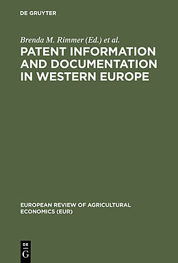 Fester Einband Patent information and documentation in Western Europe von 