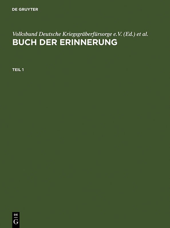 Buch der Erinnerung