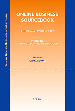 Livre Relié Online Business Sourcebook de 
