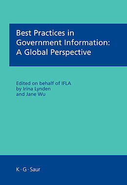 Livre Relié Best Practices in Government Information de 