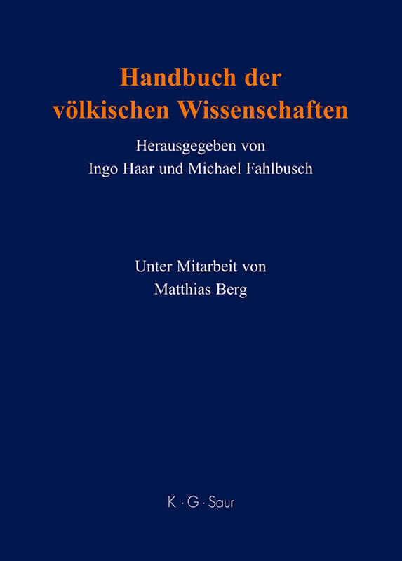 Handbuch der völkischen Wissenschaften