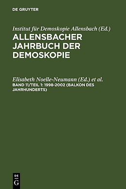 Fester Einband Allensbacher Jahrbuch der Demoskopie / 19982002 (Balkon des Jahrhunderts) von 