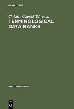 Livre Relié Terminological data banks de 