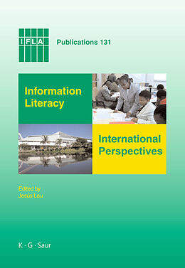 Livre Relié Information Literacy: International Perspectives de 