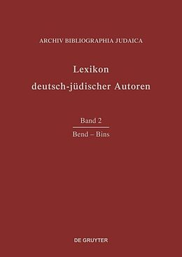 Fester Einband Lexikon deutsch-jüdischer Autoren / Bend - Bins von 