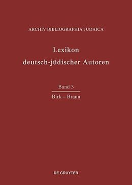 Fester Einband Lexikon deutsch-jüdischer Autoren / Birk - Braun von 