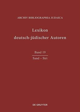 Fester Einband Lexikon deutsch-jüdischer Autoren / Sand  Stri von 