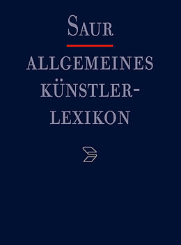 Leder-Einband Allgemeines Künstlerlexikon (AKL) / A-Azzopardi von 
