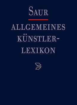 Leder-Einband Allgemeines Künstlerlexikon (AKL) / Grau Santos - Greyer von 