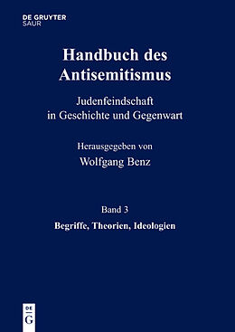 Fester Einband Handbuch des Antisemitismus / Begriffe, Theorien, Ideologien von 