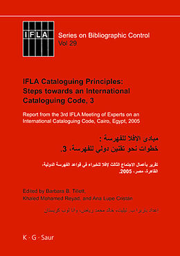Fester Einband IFLA Cataloguing Principles: Steps towards an International Cataloguing Code, 3 von 
