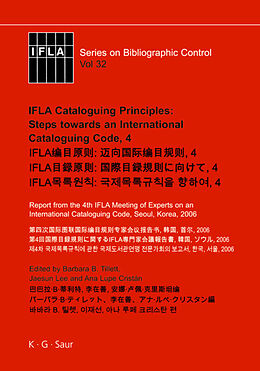 Fester Einband IFLA Cataloguing Principles: Steps towards an International Cataloguing Code, 4 von 