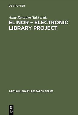 Livre Relié ELINOR   Electronic Library Project de 