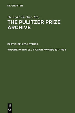 Livre Relié Novel / Fiction Awards 1917-1994 de 