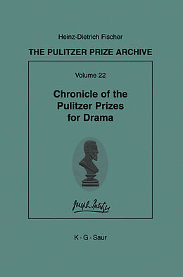 Livre Relié Chronicle of the Pulitzer Prizes for Drama de 