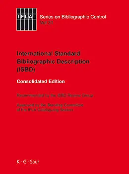 E-Book (pdf) ISBD: International Standard Bibliographic Description von 