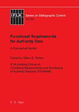 eBook (pdf) Functional Requirements for Authority Data de 