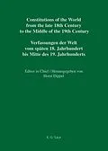 E-Book (pdf) National Constitutions, Constitutions of the German States (Anhalt-Bernburg  Baden). Nationale Verfassungen, Verfassungen der deutschen Staaten (Anhalt-Bernburg - Baden) von 