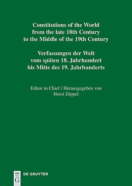 eBook (pdf) Constitutions of the World from the late 18th Century to the Middle... / Constitutional Documents of France, Corsica and Monaco 17891848 de 