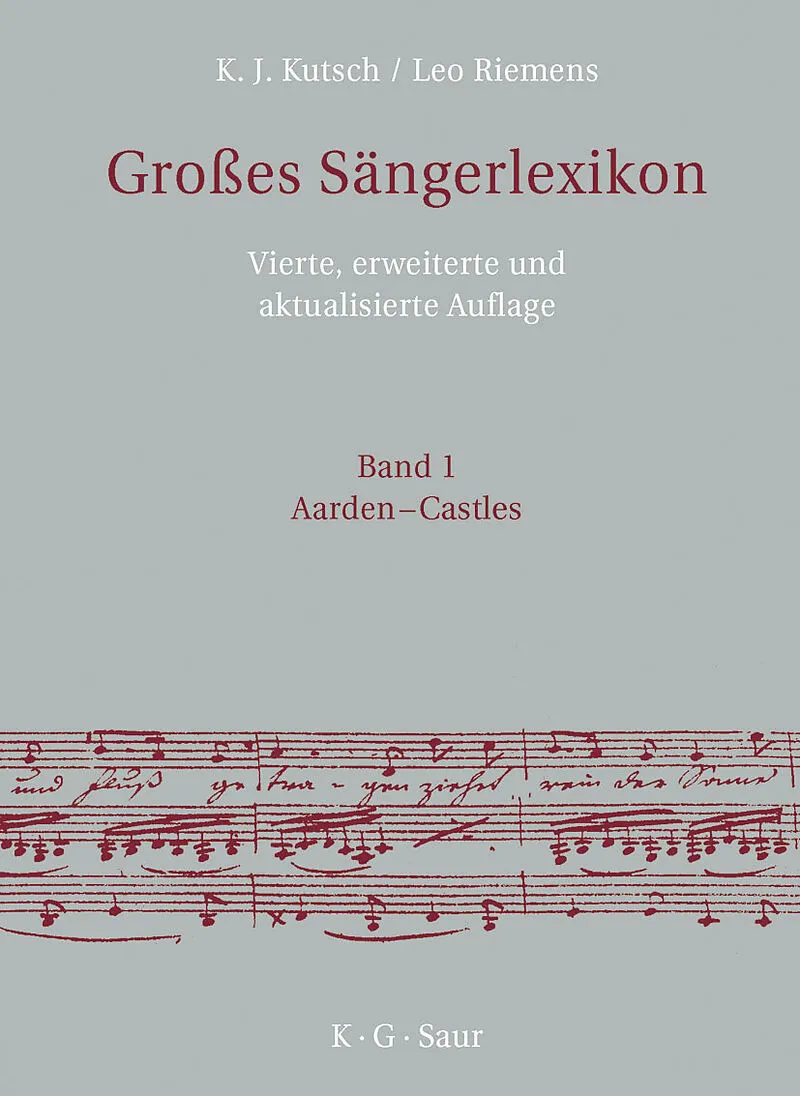 Großes Sängerlexikon