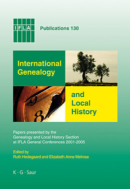 eBook (pdf) International Genealogy and Local History de 