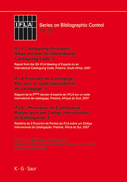 eBook (pdf) IFLA Cataloguing Principles: Steps towards an International Cataloguing Code, 5 de 