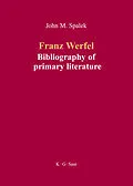 E-Book (pdf) Franz Werfel: Bibliography of German Editions von 