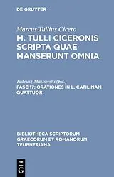 Fester Einband Orationes in L. Catilinam quattuor von Marcus Tullius Cicero