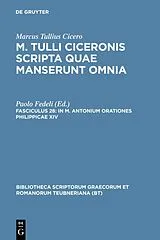 Fester Einband In M. Antonium orationes Philippicae XIV von Cicero