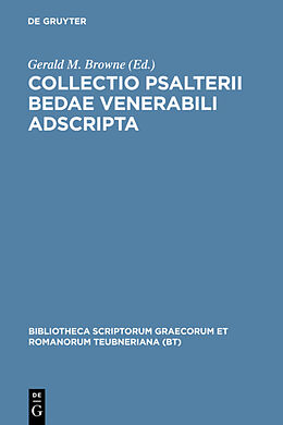 Fester Einband Collectio Psalterii Bedae venerabili adscripta von Beda Venerabilis