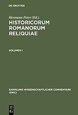 Fester Einband Historicorum Romanorum reliquiae. Volumen I von 