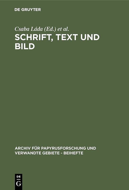 Schrift, Text und Bild